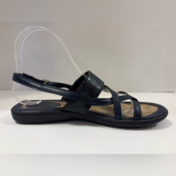 b.o.c blue thong strappy sandals size 6 Medium - Picture 5 of 11